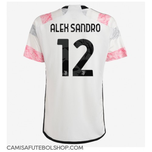 Camisa de time de futebol Juventus Alex Sandro #12 Replicas 2º Equipamento 2023-24 Manga Curta